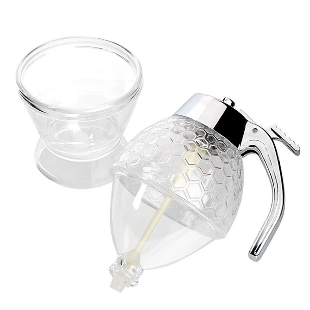 200ML Syrup Dispenser Honey Dispenser Sauce Kitchen Storage Jar Cooking Tools For Home Restaurant
