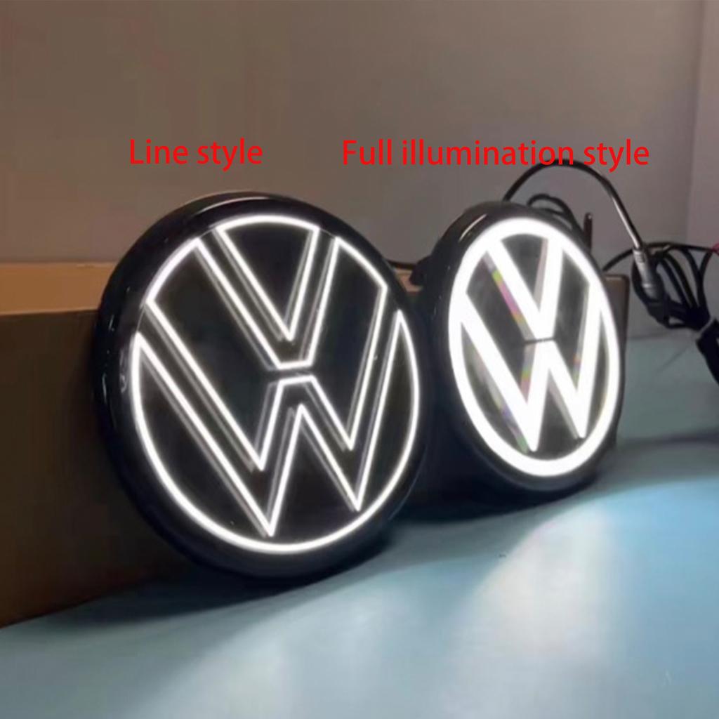 YKPSC1 Compatible with ACC/Radar VW Light up Emblem light for Golf7.5/Passat /Polo /Tiguan/T-Roc/T-Cross/Arten