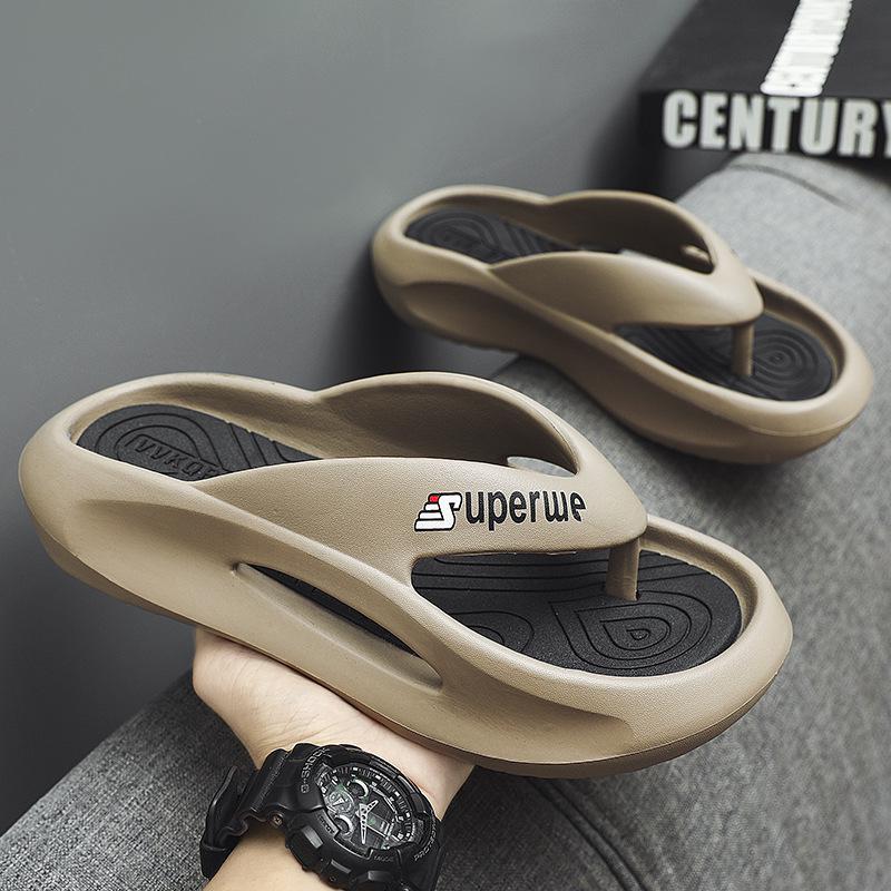 Мужские шлепанцы EVA на толстой подошве 2023 года — трендовая летняя мода