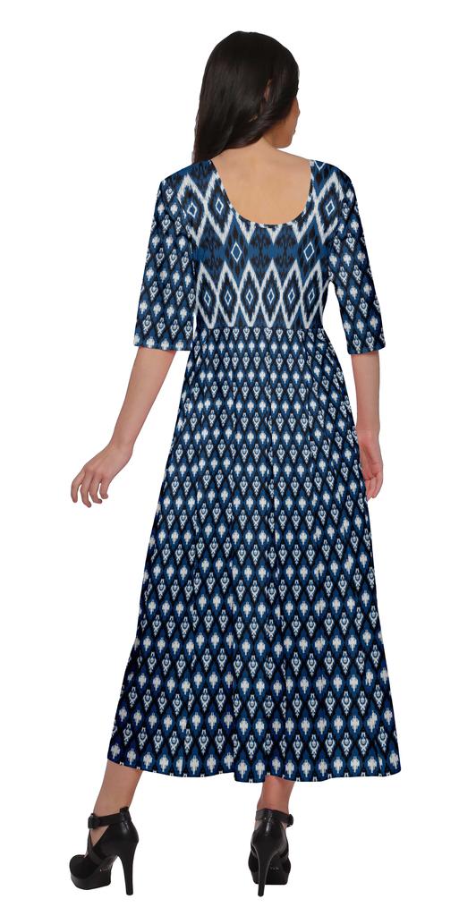 Moomaya A-LineA  KurtisA  For Women Printed LongA  KurtiA  Dress Indian Top For