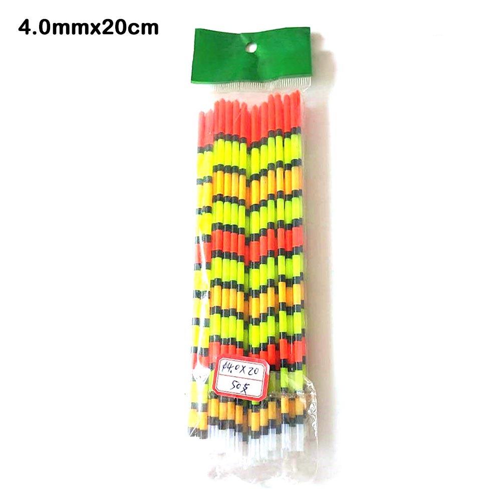 10pcs DIY Fishing  Float Top Drift Tail Eye catching Fishing Float Top Floats Buoy  Night Fishing