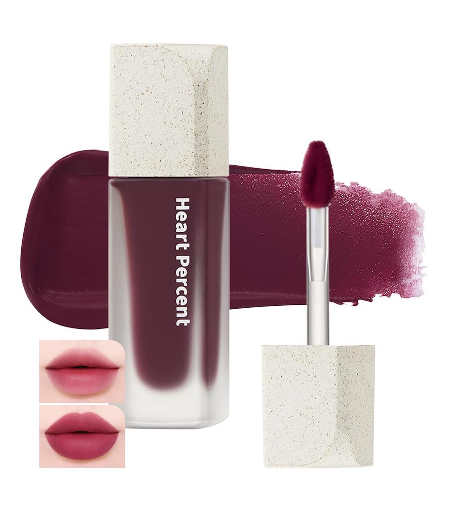 Heart Percent Dote On Mood Blurry Fog Tint No. 06 Orchid Plum Velvet Matte Lip and Cheek Color