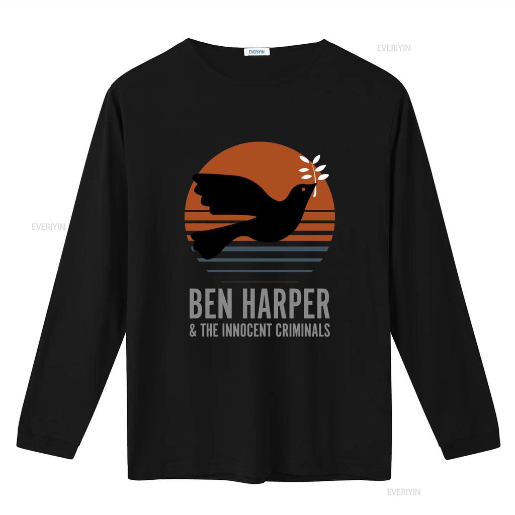 Винтажная футболка Ben Harper the Innocent Criminals с дизайном Птица Солнце винтажная Стирка Slightly Стильная мужская мода
