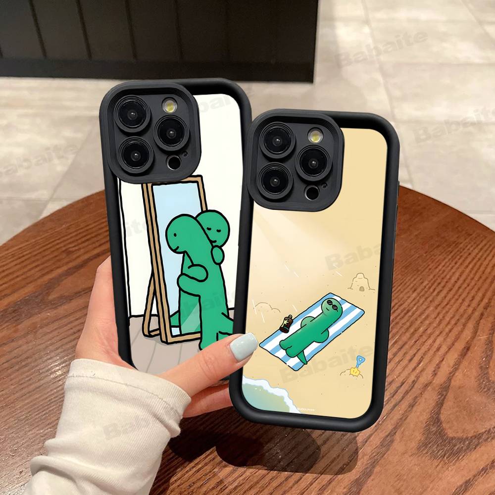 Cute J-Jog-uman-s Dinosaurs Silicone Phone Case for iPhone 17 Pro Max 16 15 14 13 12 11 Plus 17 Air