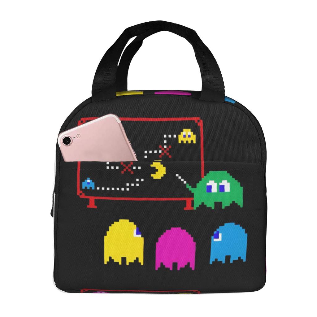 Custom P-Paced Thermal Insulated Lunch Bags Electronics Game Resuable Lunch Tote for Outdoor Camping Travel Storage Food Box
