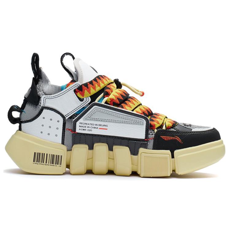 Повседневная обувь Li Ning Женская Низкая Акулий Серый/Стандартный Белый AGWR020-1