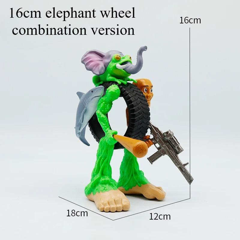 Тун Тун Тун Сахур Тралалеро Тралала Итальянский Мозговой Гниль Издание Монстр Фьюжн Аниме Экшн Мультфильм Орнамент Веселая Игрушка Подарок Фигурка