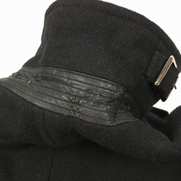 Nano universe Пуховое пальто-бушлат Честер Блузон Черный Размер M Мужское(ИСПОЛЬЗОВАЛ)