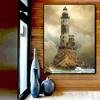 Full Drill Diamond Painting Lighthouse Cross Stitch Scenery Diamond Embroidery Diamond Painting