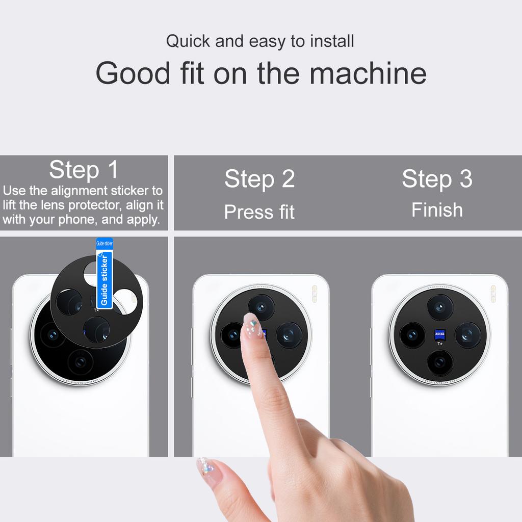 For Vivo X200s 5G Glass Lens Film IMAK Camera Styling Premium Camera Protector