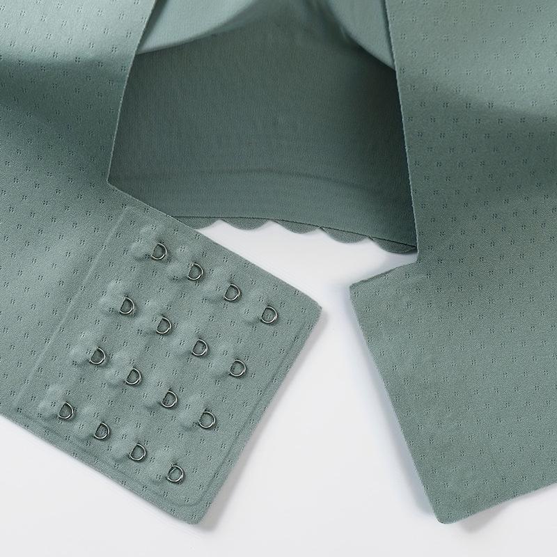 Европейский и американский большой размер бесшовное нижнее белье женский собранный антипровисающий без стального кольца грудь жир девушка бюстгальтер