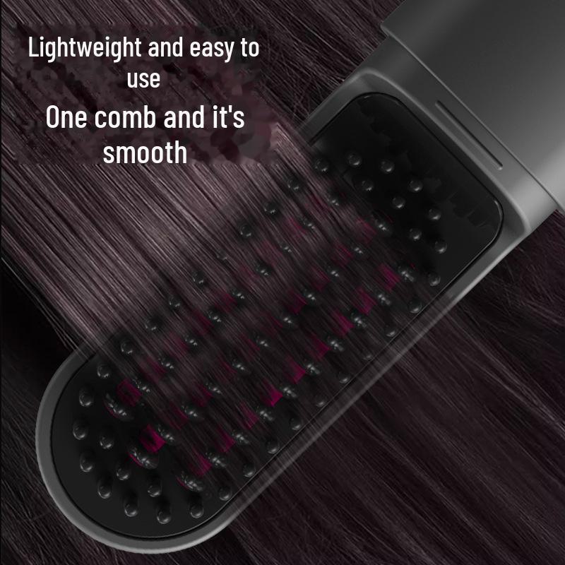 Мини USB Перезаряжаемый Беспроводной Выпрямитель для Волос и Расческа для Завивки - Пушистые Волосы Двойного Назначения