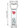 German Wirehaired Pointer I - bottle opener with a dog, personalized fridge opener, unique gift for a man by Art-Dog brand