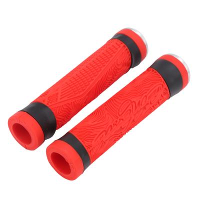 Антискользящие силиконовые ручки для руля горного велосипеда MTB с заглушками, ударопрочный аксессуар для велоспорта