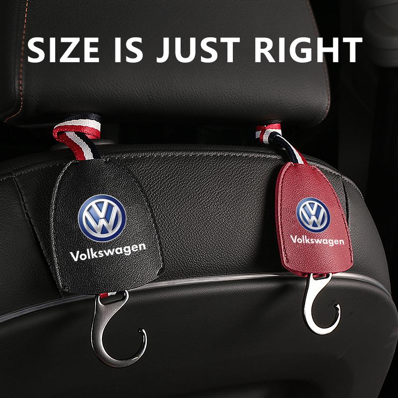 Car Seat Back Hooks Universal Interior Accessories For Volkswagen Golf GTI MK1 MK2 MK3 MK4 MK5 MK6 MK7 MK8