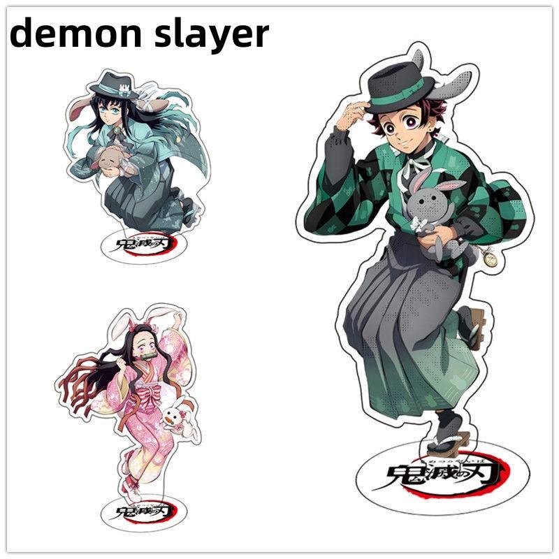 Убийца: Демон Kimetsu no Yaiba Танджиро Незуко Муичиро Зеницу акриловое украшение аниме фигурка подвижная фигурка двусторонняя