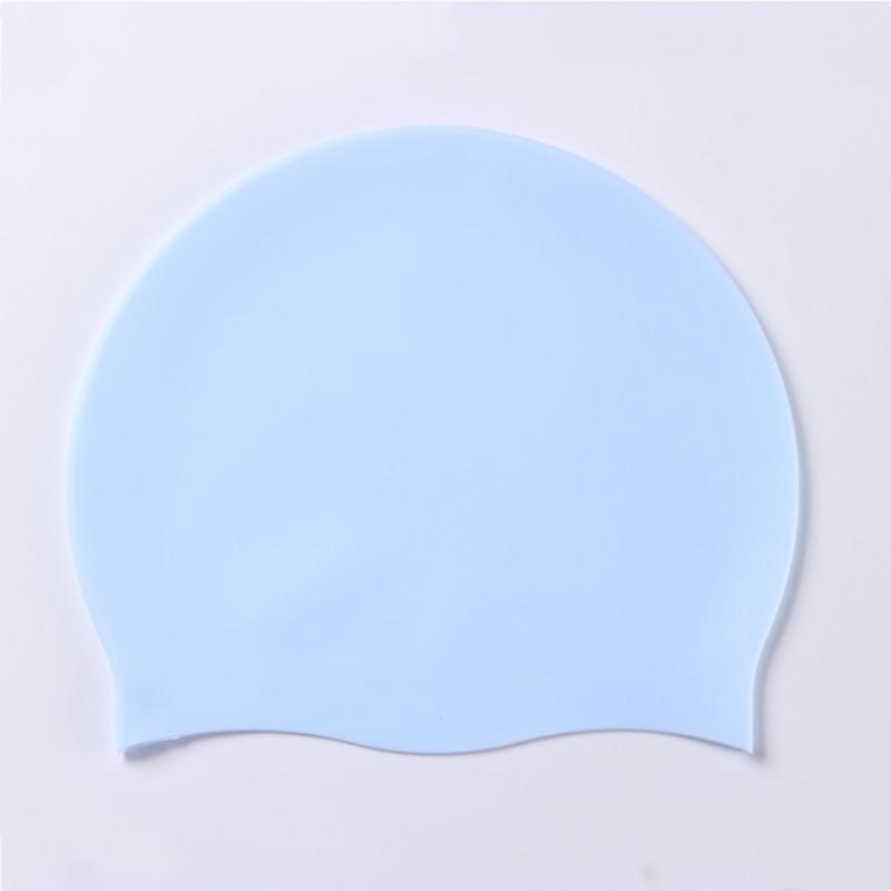 Силиконовая шапочка для плавания для мужчин и женщин, водонепроницаемая цветная спортивная высокоэластичная шапочка для плавания в бассейне для взрослых, шапка для дайвинга