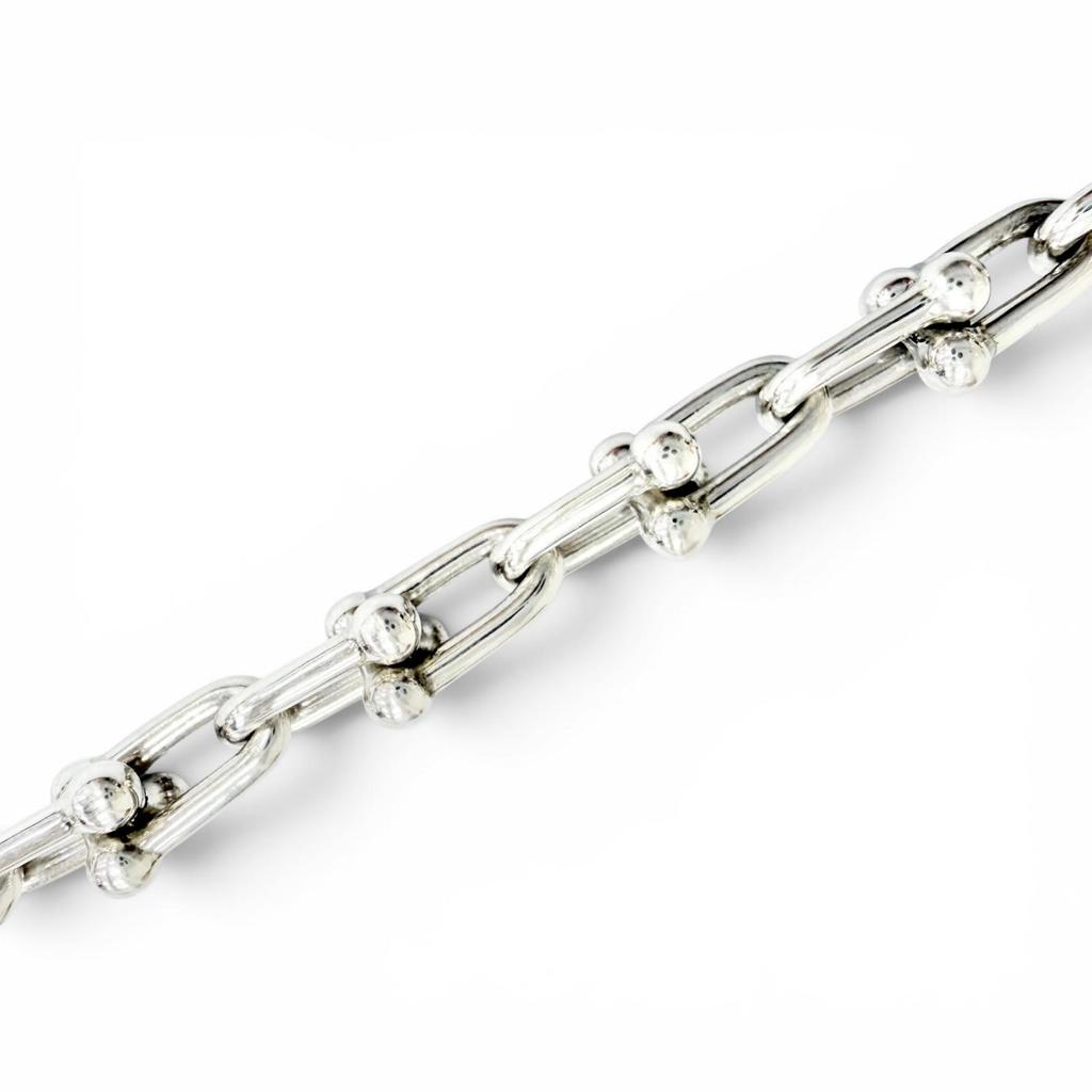 Great TIFFANY&Co. bracelet Small Link Bracelet 24 links Silver AG925 Women Used