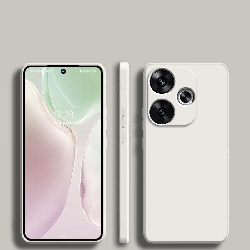 Для Redmi Turbo 3 Turbo3 чехол жидкий силиконовый защитный чехол для камеры задняя крышка телефона чехол для Xiaomi Redmi Turbo 3 Turbo3 мягкий чехол из ТПУ