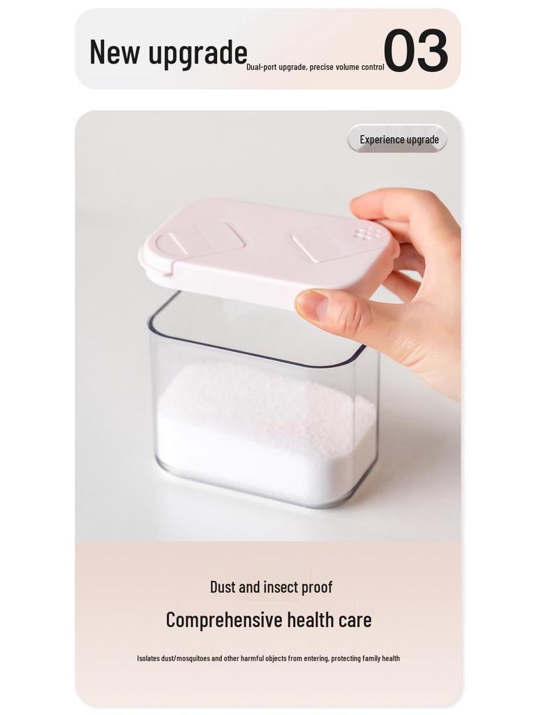 Регулируемый набор коробок для специй на кухню с отделениями с двойным открыванием