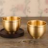 1 Pc Water Cups High-color Value of Pure Copper Small Wine Cups All Brass Traditional High-end Household Tea Cups Water Cups