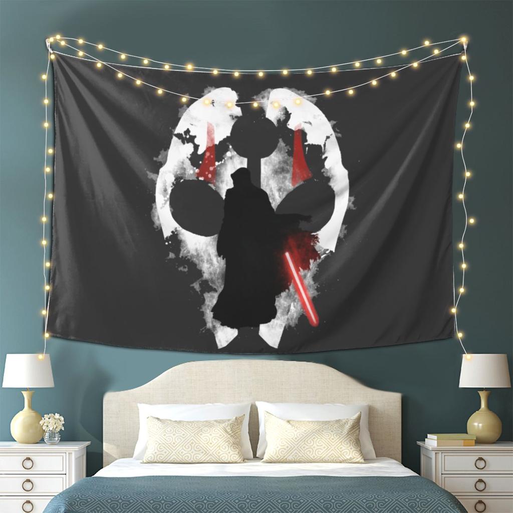 Darth Nihilus Tapestry Wall Hanging Aesthetic Home Decor Tapestries for Dorm Room