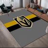 Vegas Golden Knights2 Flannel Pattern Square Carpet,Area Rug,Carpet Rug for Living Room Bedroom Sofa Playroom Decor,Non-slip Floor Mat