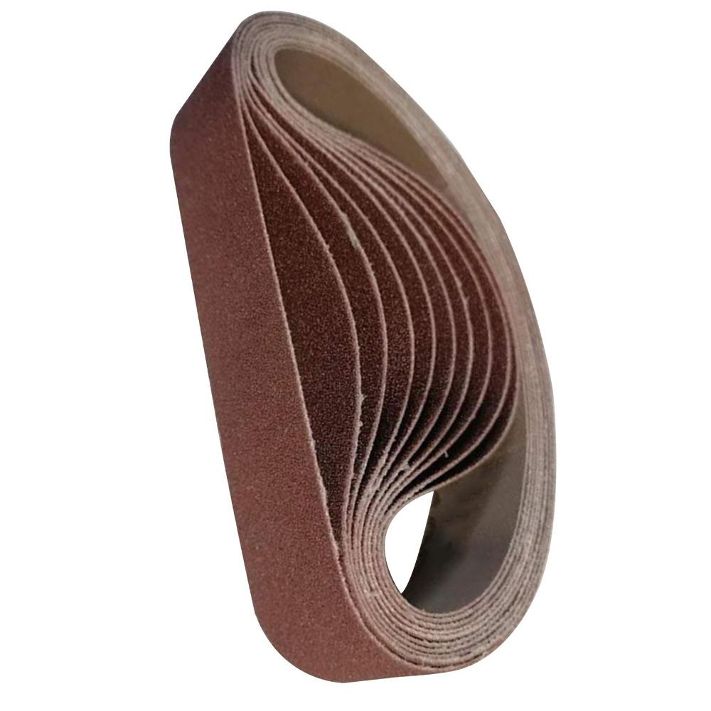 10pcs 330 x 30 mm / 1.2 x 13 Inch Abrasive Sanding Belts Cutting Machine