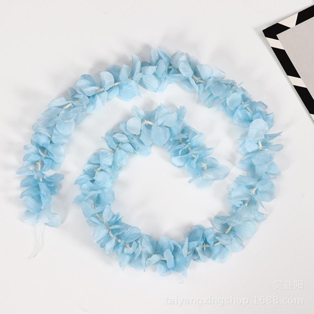 10 Pcs Artificial Flowers Garland 100cm Silk Flowers Fake Wisteria Hanging Flowers Garlands Vine for Party Wedding Garden Decoration