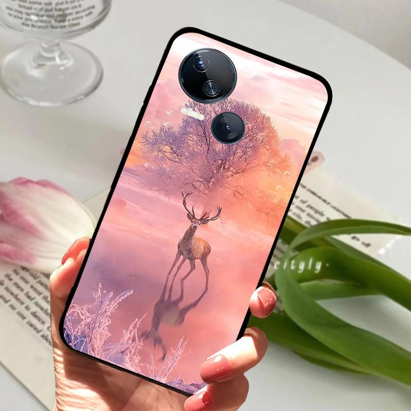 Для Tecno Spark 10 5G Чехол Ударопрочный Мягкий ТПУ Силиконовый Чехол для Телефона Для Tecno Spark 10 5G Funda Spark10 5G Новый KI8 Capa Мультяшный