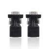 2 шт. адаптер VGA к RJ45 адаптер VGA Male к RJ45 конвертер портов Ethernet CAT5e CAT6 сетевой кабель