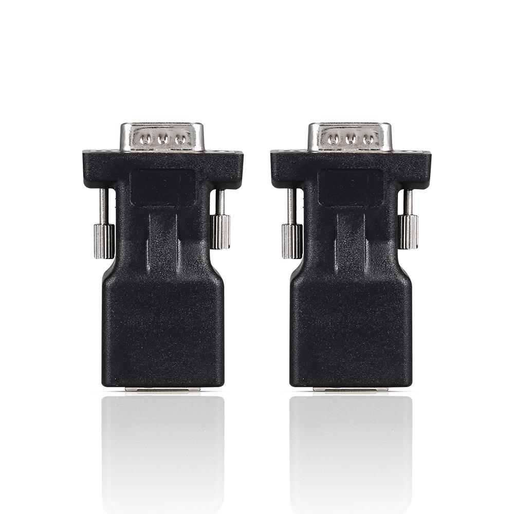 2 шт. адаптер VGA к RJ45 адаптер VGA Male к RJ45 конвертер портов Ethernet CAT5e CAT6 сетевой кабель
