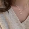2025 New Fashion Simple Simple Fresh Six Claw Necklace Female Temperament Personality Collarbone Chain Jewelry