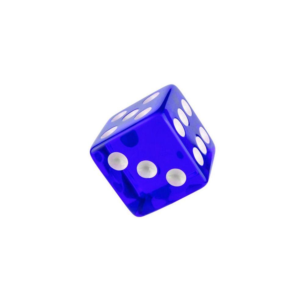 Игровые игрушки 19 мм Игральные кости для игр Настольные игры Квадратные кости Прозрачные кости D6 Кости 6-гранные кости