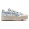 Кроссовки для скейтбординга Li Ning Puff Platform Non-Slip Low-Top, женские, кроссовки Denim-Sky-Blue AZGT026-10