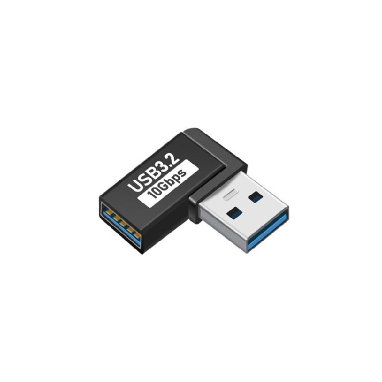 Экономичные USB Type-C коннекторы под углом 90°, защита от помех, адаптер для быстрой зарядки 10 Гбит/с для рабочей среды