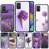 Лавандовый чехол для Samsung Galaxy A51 A71 M31 A41 A31 A11 A01 M51 M21 M11 M40, черный мягкий чехол для телефона Fundas
