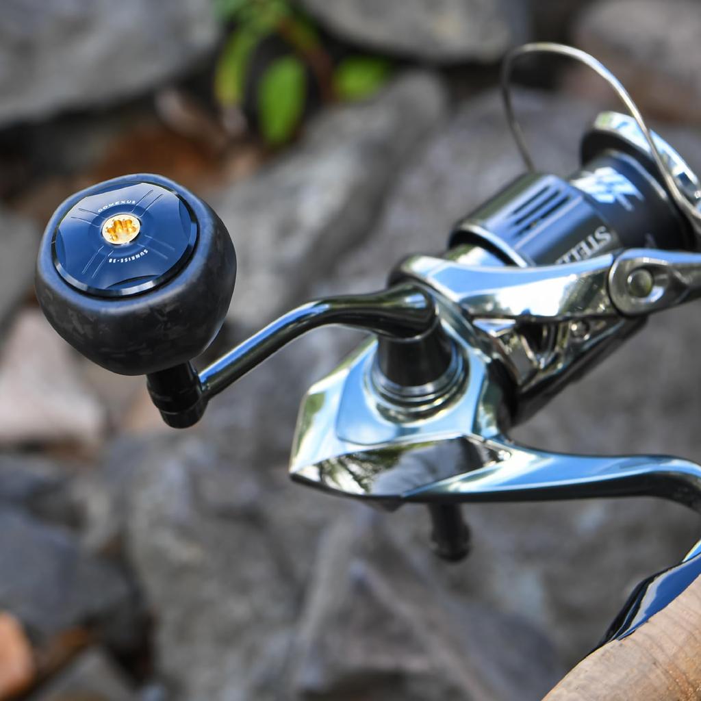 Gomexus F38 Рукоятка Катушки Кованый Углерод Круглая Ручка 38 мм Тип Daiwa S Тип Shimano A Замена Рукоятки Спиннинговая Катушка Байткастинговая Катушка Совместимая