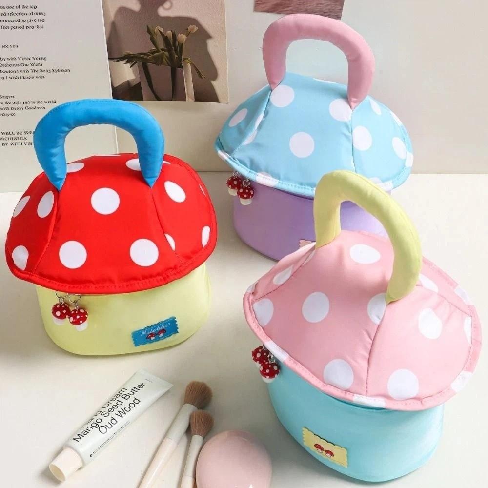 Multifunctional Handheld Cosmetic Case Large Capacity Toiletry Bag Kawaii Cute Makeup Bag Outdoor