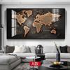Карта мира, украшение, холст, картина, ретро, абстрактный пейзаж, художественный принт, постер для современного дома, гостиной, Настенный декор, фреска, подарок
