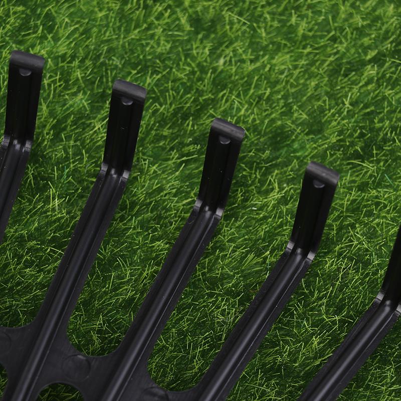 1 шт. садовые грабли для листьев и травы пластиковые грабли садовые грабли ручной инструмент для газона с ручкой инструмент для ухода за садом уход за растениями