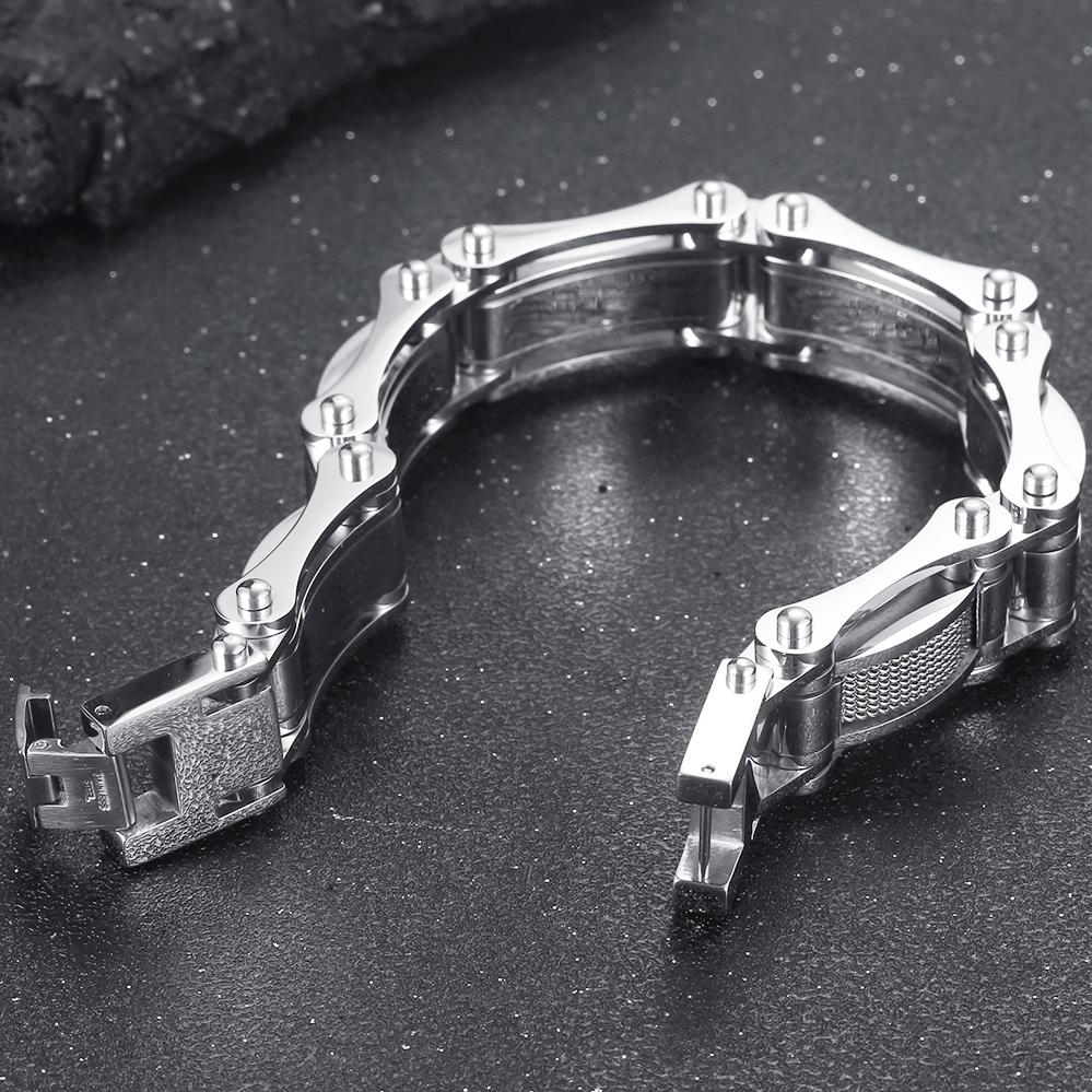 Браслет черного золота для мужчин, ширина 15 мм, цепочка из нержавеющей стали 316L, мужские украшения на запястье, подарки на день рождения для мальчиков и отцов