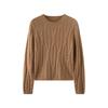 Women's Soft Cashmere Cable Knit Sweater - Autumn/Winter 2025 Collection