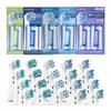 Compatible Lab Compatible Brush Braun Oral B Electric Toothbrush Replacement Brush Compatible Set 5 Types 20 Pieces EB17 EB50 EB60 EB18 EB25 Daily