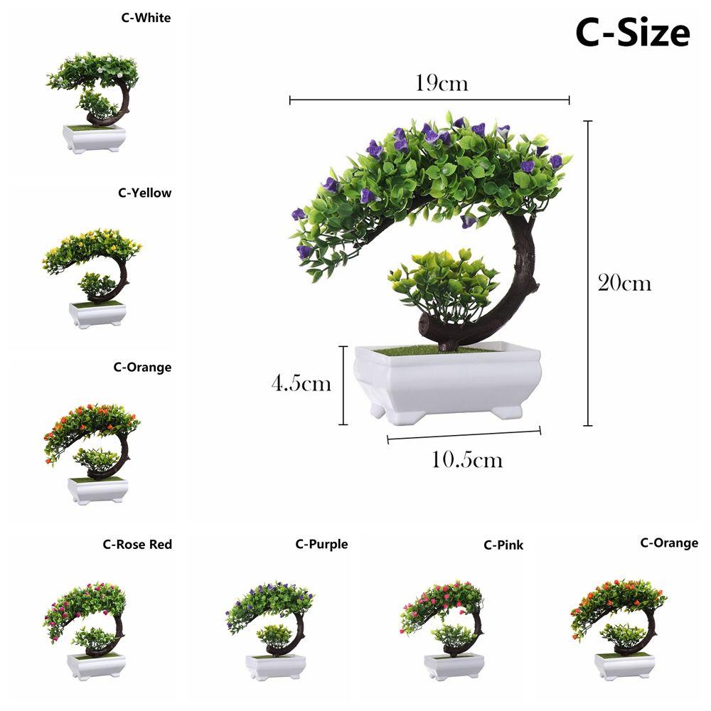 Ornament Topiary Pine Tree Lifelike Plants Home Decoration Artificial Bonsai Simulation Potted