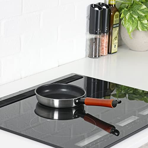 Сковорода Pearl Metal, 16 см, подходит для индукционных плит, двухслойная сталь с алмазным покрытием, легкая и прочная, быстрое приготовление, HB-6741