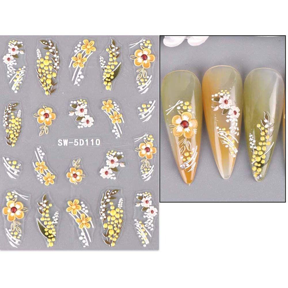 Manicure Ornaments Christmas Nail Stickers DIY Nail Charms Christmas Nail Decals Colorful   Lady