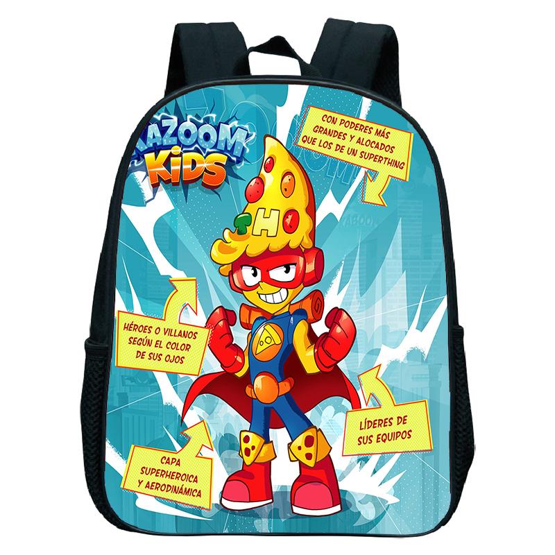 Игра SuperThings Рюкзак Милый Школьный Портфель Девочки Школьная Сумка Первоклассники Детский Мультяшный Рюкзак Водонепроницаемый Рюкзак Mochila