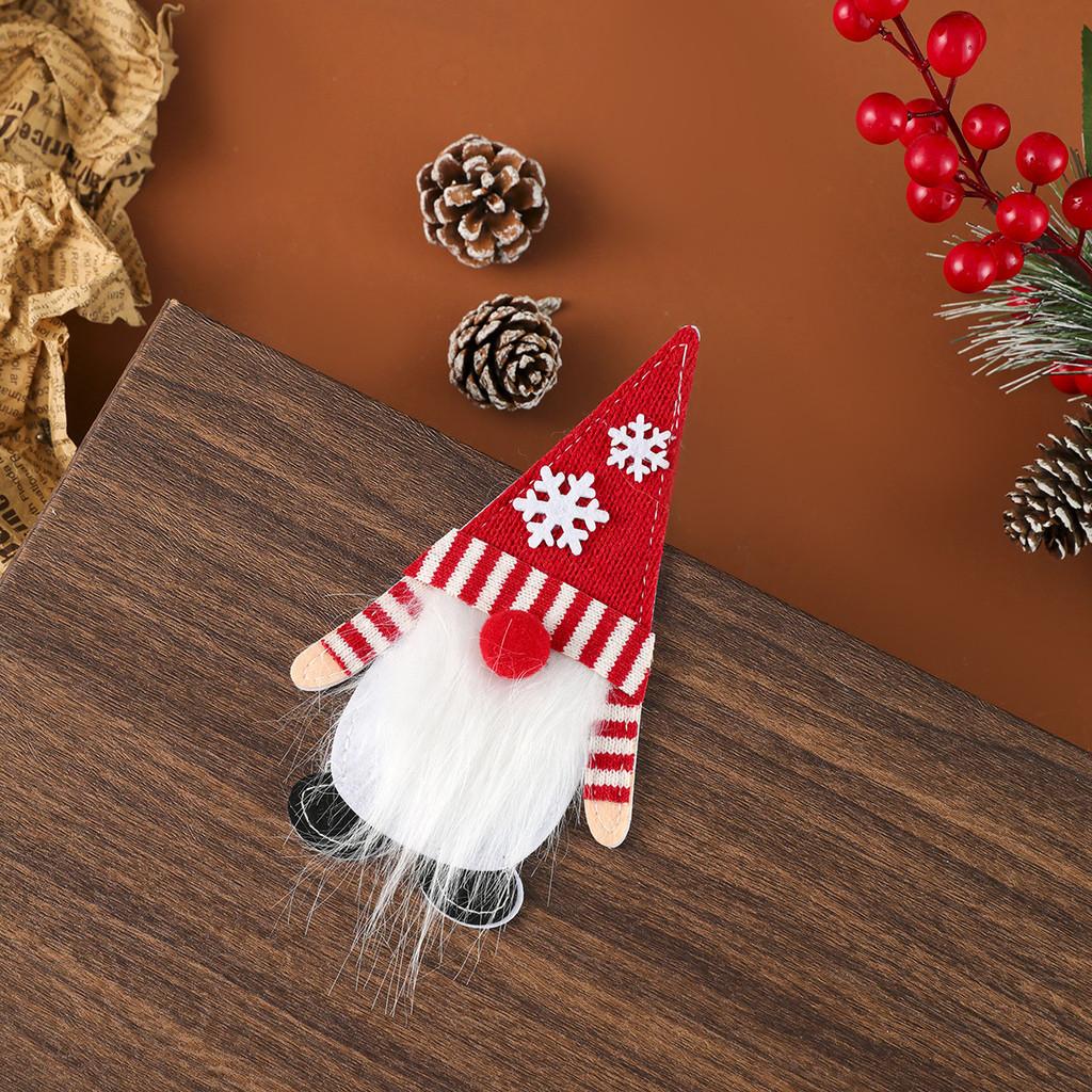 Claus Santa Cartoon Felt And Fork Covers For Christmas Decoration Room