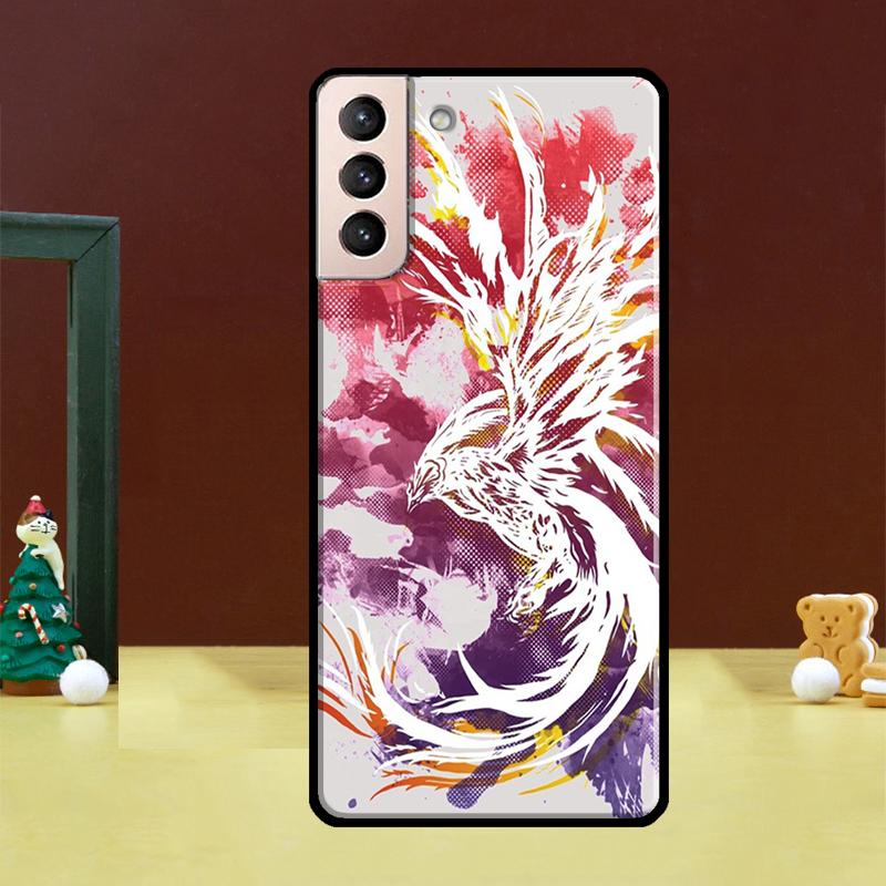Чехол Феникс для Samsung Galaxy S23 S22 Ultra S21 Ultra S21 FE S9 S10 Note 10 Plus S20 FE Задняя крышка